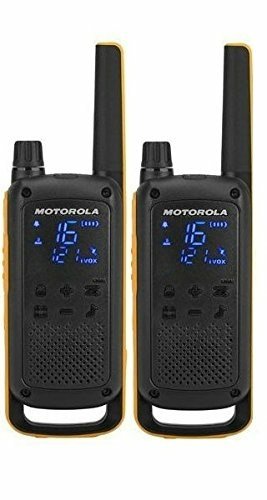 Motorola Talkabout T82 Extreme Twin Pack to-vejs radio 16 kanaler Sort, Orange #1