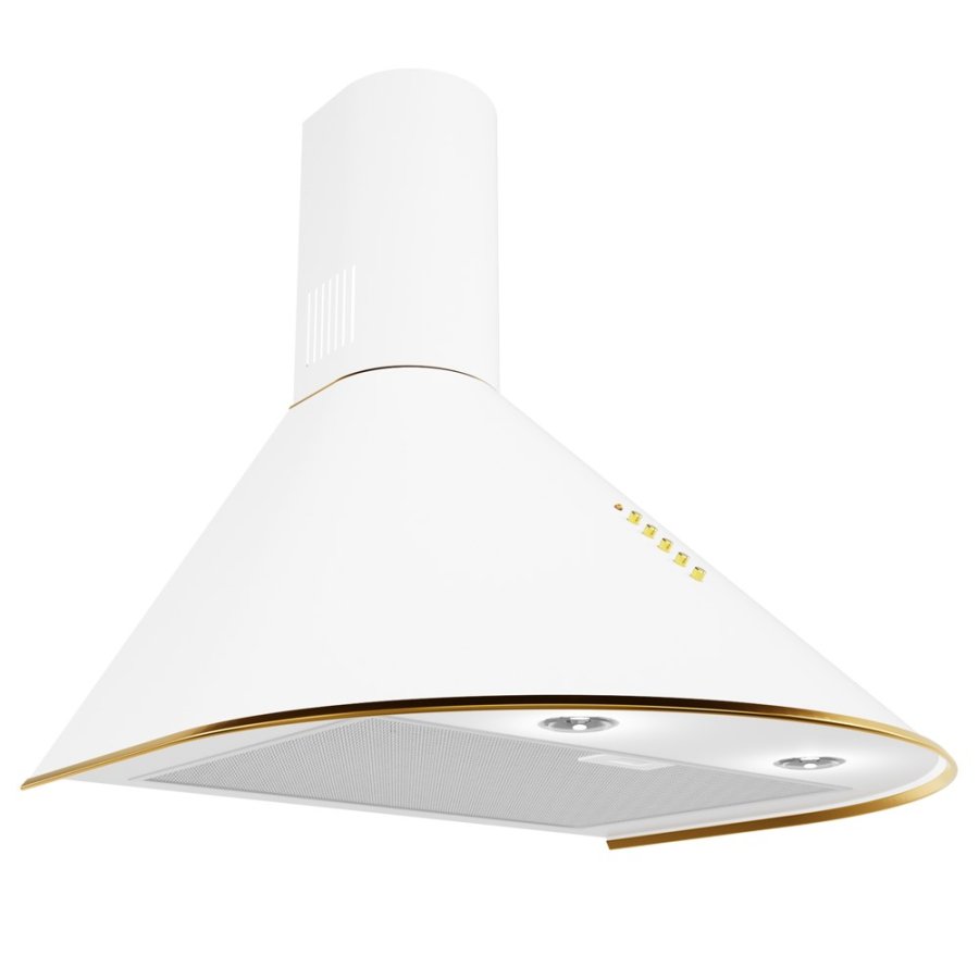 Skorstenshtte Akpo WK-4 Dandys GOLD 60 cm 450 m3/h, Hvid #1