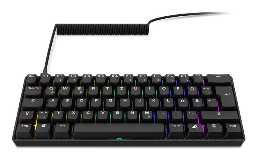 Sharkoon 100065630 tastatur Hjem USB QWERTZ Tysk Sort #5