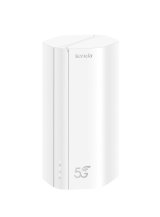 Tenda 5G01 trdls router Gigabit Ethernet Dual-band (2,4 GHz / 5 GHz) 5G Hvid #1