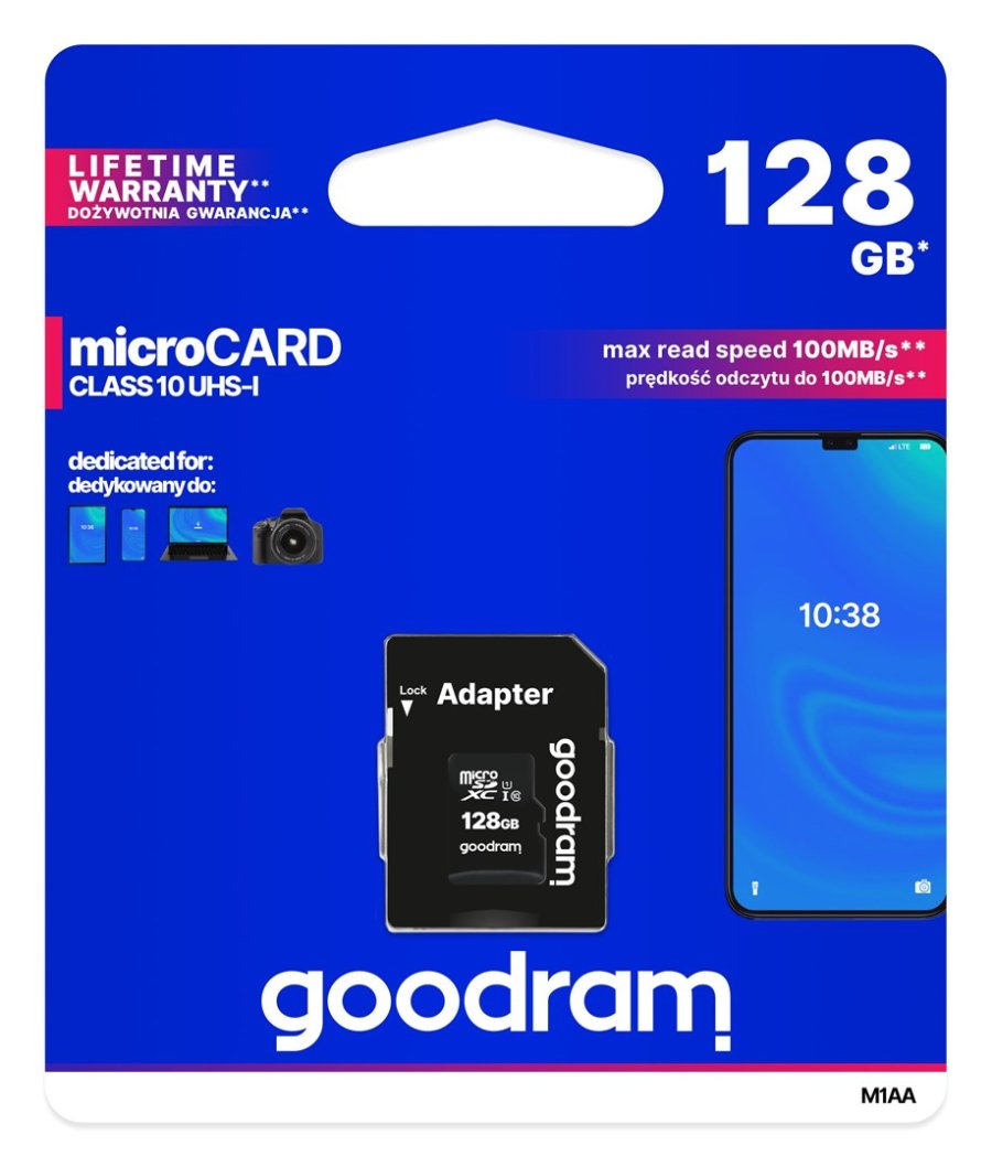 Goodram M1AA-1280R12 hukommelseskort 128 GB MicroSDXC Klasse 10 UHS-I #7