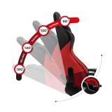 Huzaro Force 6.2 PC gamingstol Spand (vugge) sde Sort, Rd #20