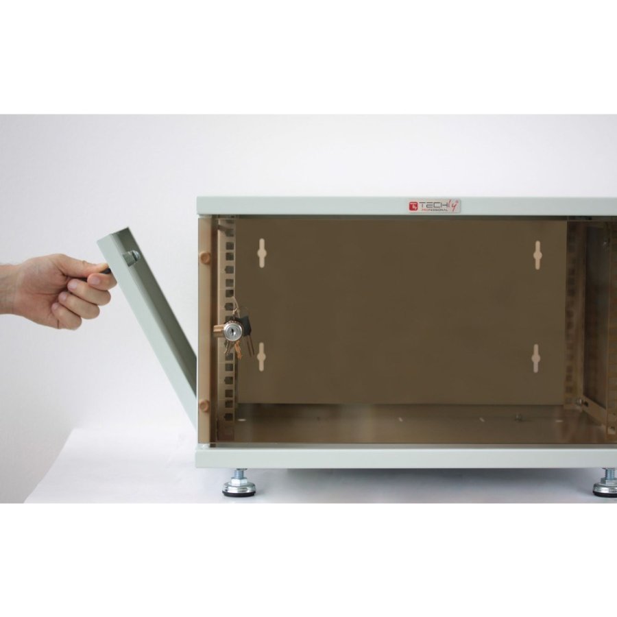 Techly I-CASE ER-1009B60 stativ 9U Vgmonteret stativ Sort #3