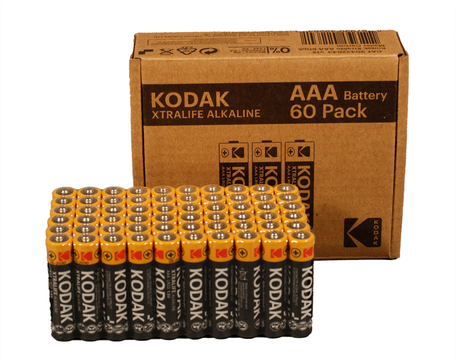 Kodak XTRALIFE alkaline AAA battery (60 pack) #1