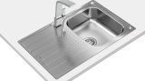 Teka UNIVERSE 45 T-XP 1C 1E Top-monteret vask Rektangulr Rustfrit stl #3