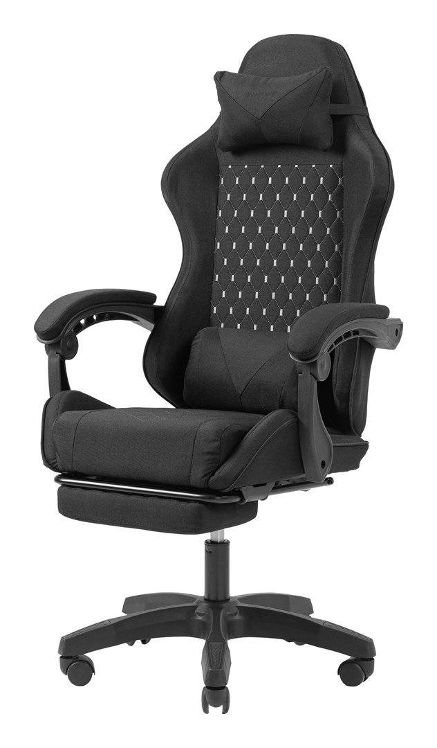 Mars Gaming MGC-X Fabric PC gamingstol Polstret s�de Sort #5