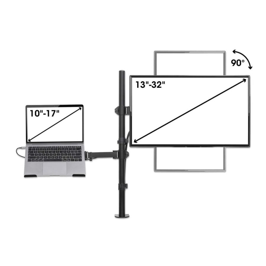 Manhattan 462136 skrmbeslag og -stativer 81,3 cm (32