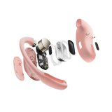 SHOKZ OpenFit Air Headset Trdls rekrog Opkald/Musik/Sport/Hverdag Bluetooth Rose #3