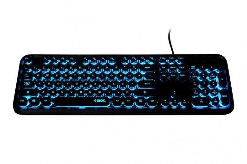 TASTATUR I-BOX PULSAR IKS620, LED, KABLET #8
