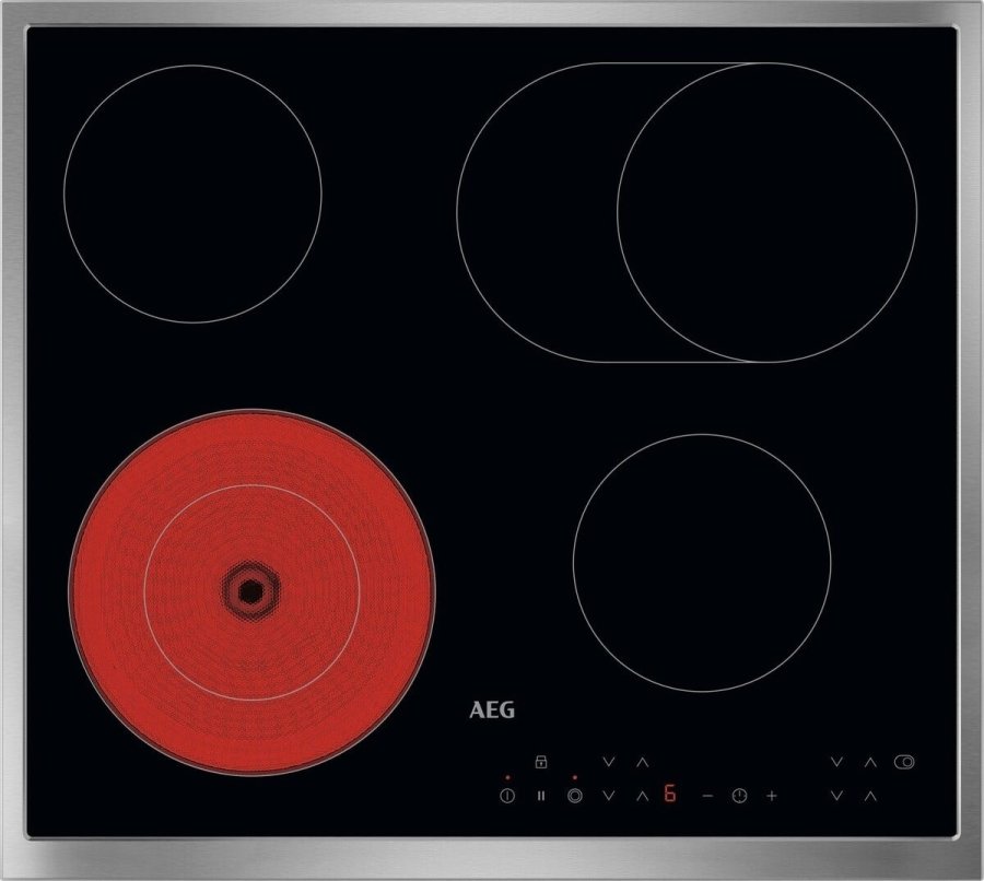 AEG TN64RA06XB Sort Indbygget 60 cm Keramisk 4 zone(s) #1
