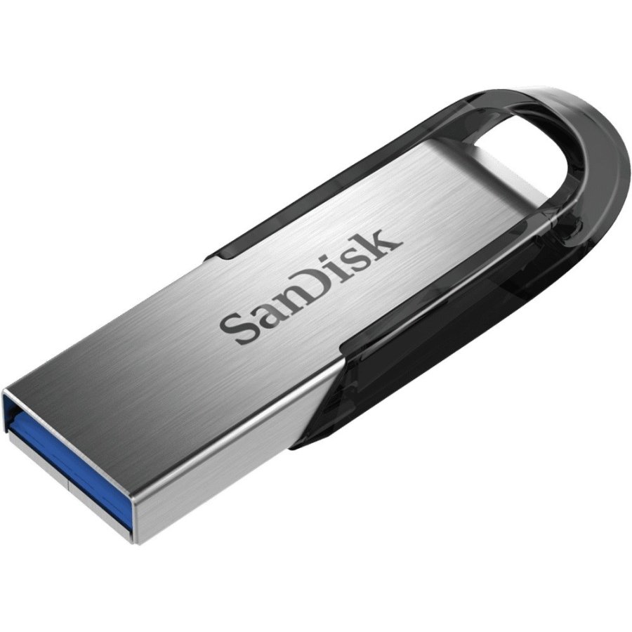 SanDisk ULTRA FLAIR USB-ngle 128 GB USB Type-A 3.2 Gen 1 (3.1 Gen 1) Sort, Slv #1