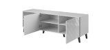 RTV-skab ABETO 150x42x52 hvid/hvid blank #5