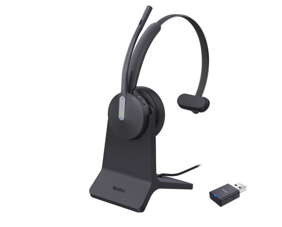 Yealink WH64 Hybrid Mono with Charging Stand Headset #1