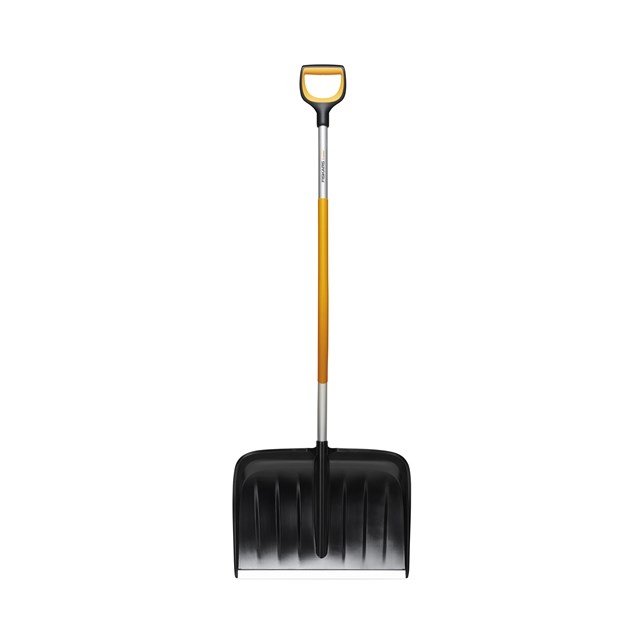 Fiskars 1057186 skovl & spartel Sneskovl Metal Sort, Orange #1