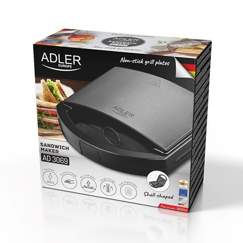 Adler AD 3069 Sandwich-brdrister Sort #11