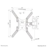 Neomounts WL40-540BL14 tv-beslag 139,7 cm (55