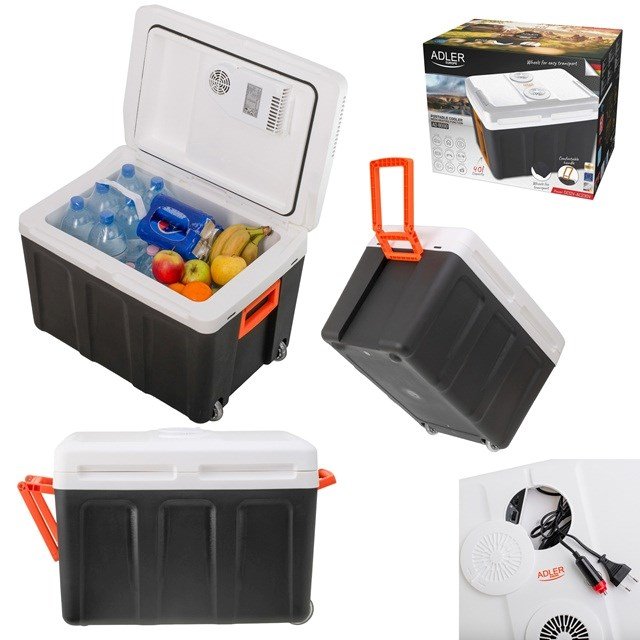Adler AD 8090	Rejsekleskab 40 l Sort, Hvid #28