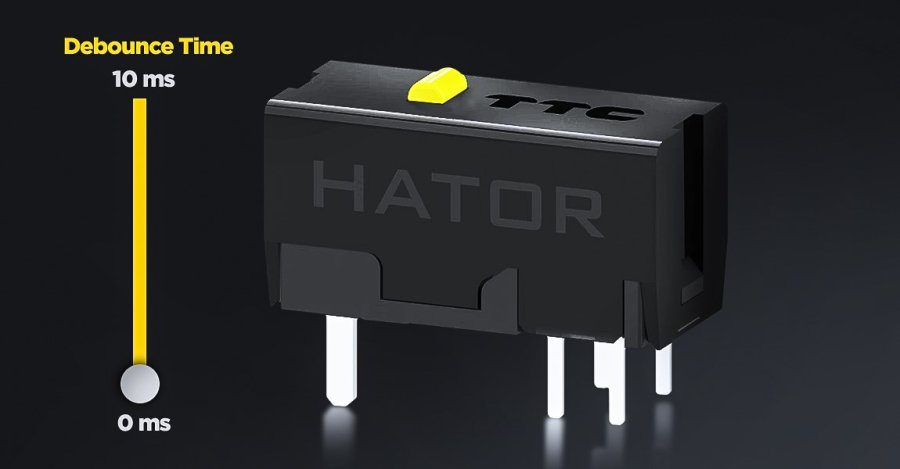 HATOR Quasar 3S Ultima 8K Wireless mus Spil H�jre h�nd RF Wireless + Bluetooth + USB Type-C Optisk 30000 dpi #17