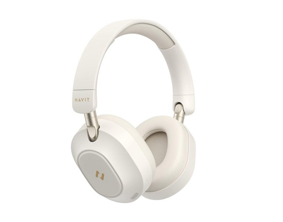 Havit H668BT - BT trdlse hovedtelefoner, beige #4