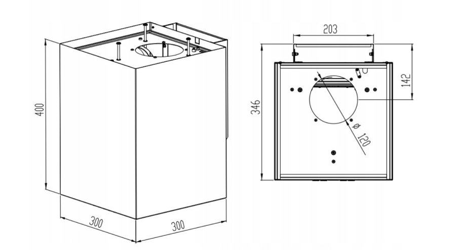 Okap MAAN Ponza Mini WPB 430 zoty piaskowy #5