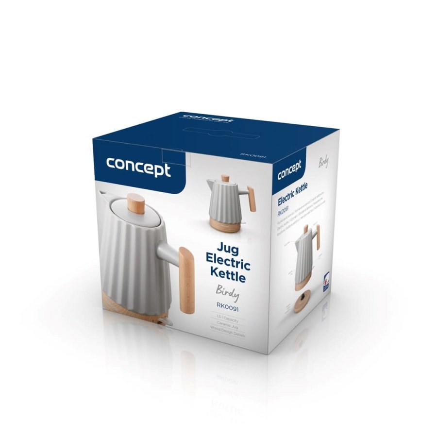 Concept RK0091 Keramisk elkedel 1,5 l Lysegr #15