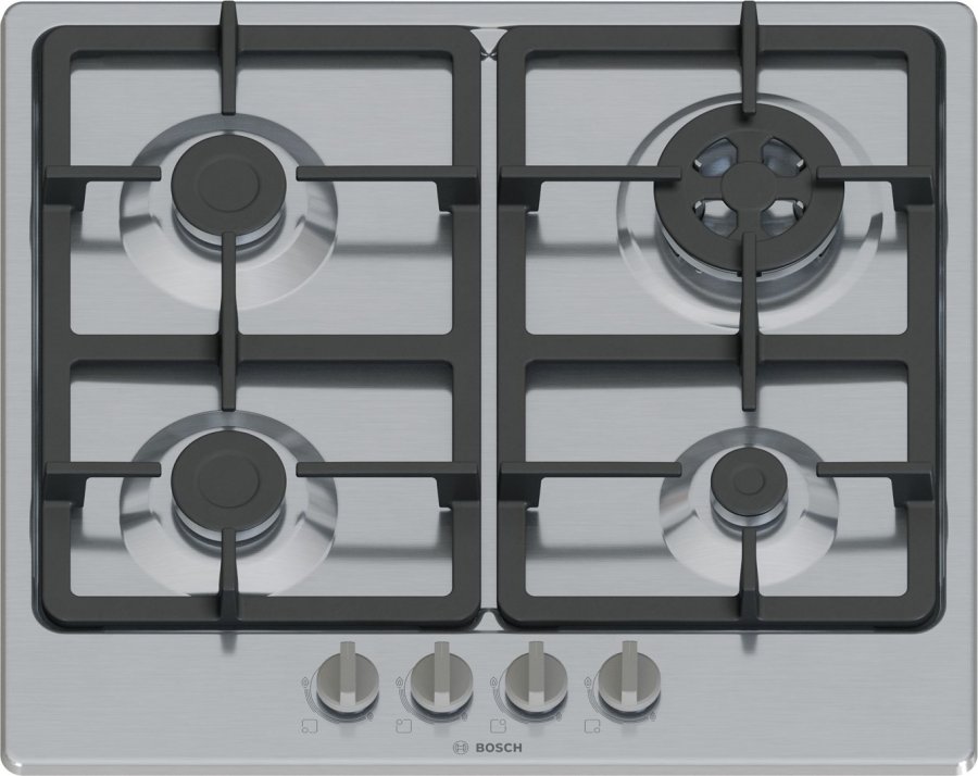 Bosch Serie 4 PGH6B5K90 kogeplade Rustfrit stl Indbygget 58 cm Gaskomfur 4 zone(s) #6