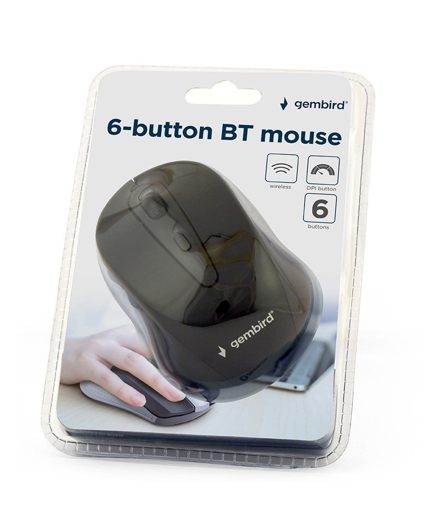 Gembird MUSWB2 mus Kontor Hjre hnd Bluetooth Optisk 1600 dpi #2