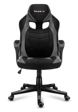 Huzaro FORCE 2.5 GREY MESH Gaming lnestol Trdsde Sort, Gr #2