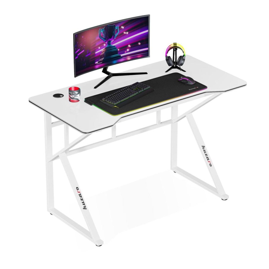 Gaming-skrivebord - Huzaro Hero 1.6 White #2