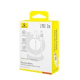 Baseus Gem USB til IP 2.4A hurtigopladningskabel 2 m Hvid #6