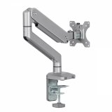Ergo Office Aluminium Monitor Mount with Gas Spring, Double Arm, VESA 75x75/100x100, 17
