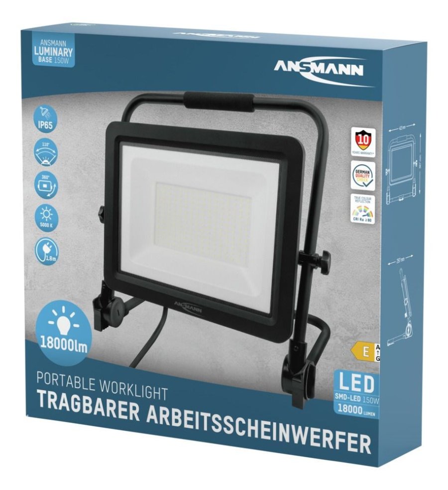 Ansmann FL150W-AC Sort LED 150 W #15
