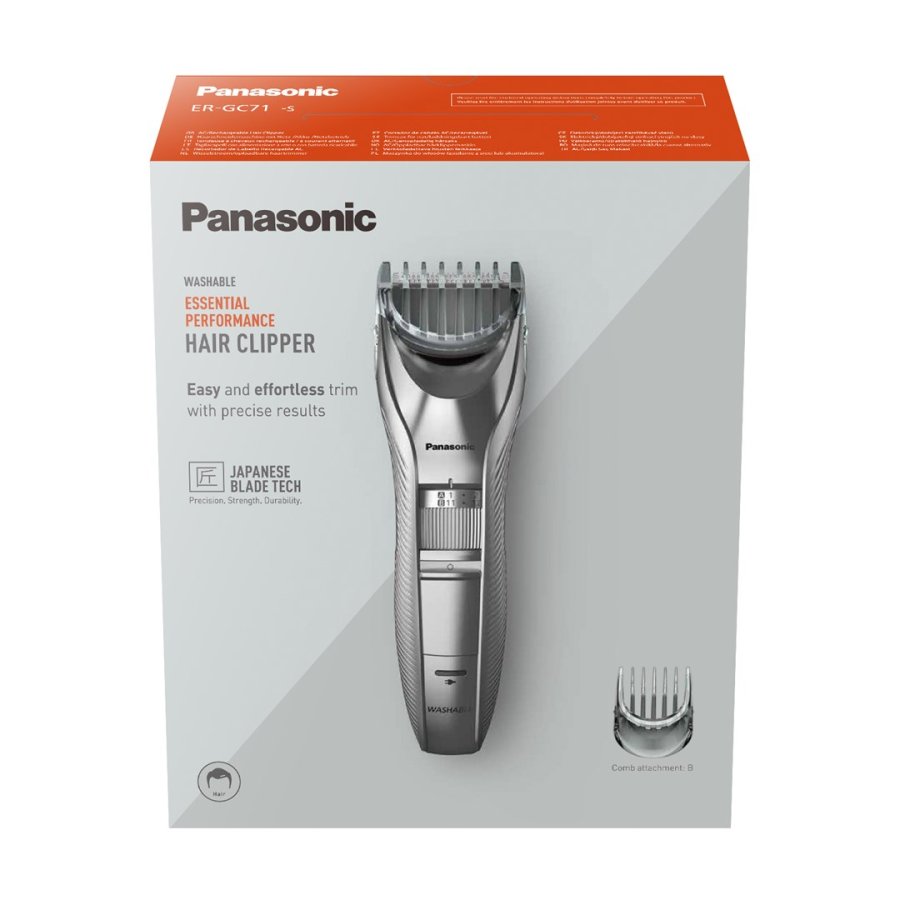 Panasonic ER-GC71-S503 skg- og hrtrimmer Slv 38 #9