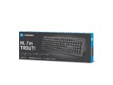 NATEC TASTATUR TROUT SLIM USB, US-LAYOUT, SORT #5