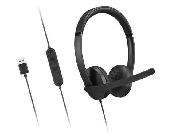 Lenovo 4XD1P83425 hovedtelefoner/headset Ledningsf�rt Opkald/musik USB Type-A Sort #5