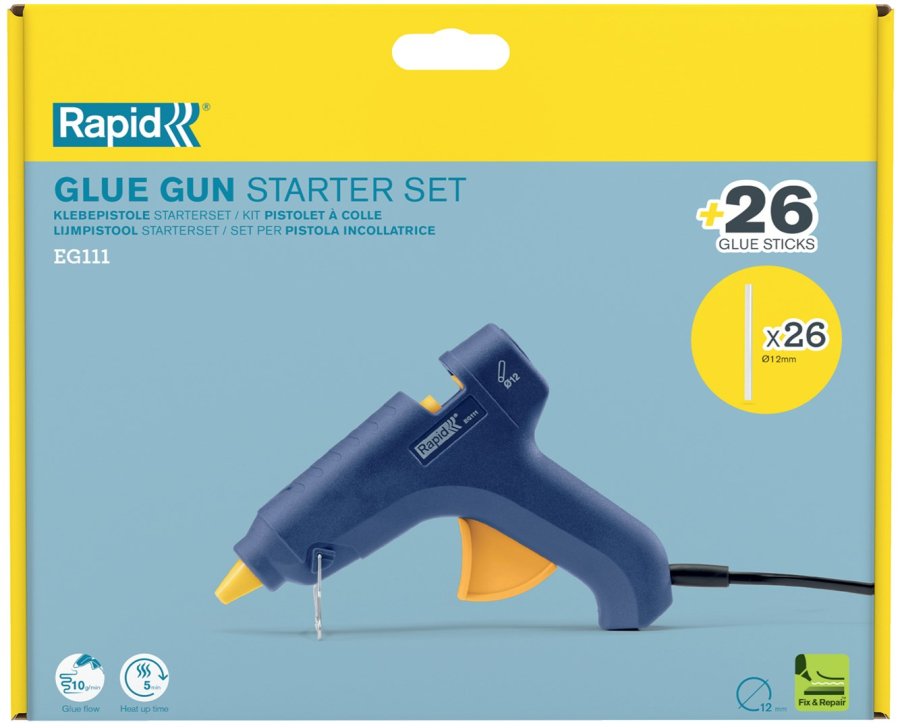 Rapid 5001710 varm limpistol og pen Bl� 250 W #10