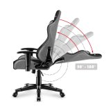 Gaming stol til brn Huzaro HZ-Ranger 6.0 Gr Mesh, gr og sort #4