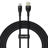 Baseus Flash 2 USB A til USB C hurtigopladningskabel 2 m 100 W Sort #1