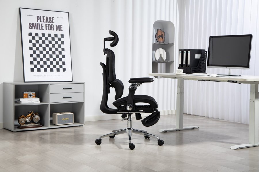 Activejet ergonomisk kontorstol YK848 sort #43