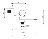 Blandingsbatteri til bad DEANTE (BCH01BT) termostatisk Krom #3
