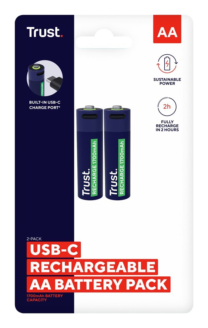 Trust 25584 husholdningsbatteri Genopladeligt batteri AA #9