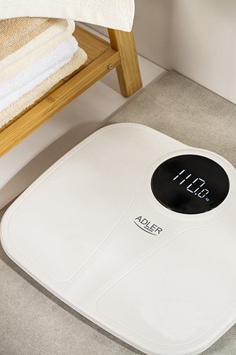 Adler AD 8172W badevgt Rektandel Hvid Elektronisk personlig vgt #9