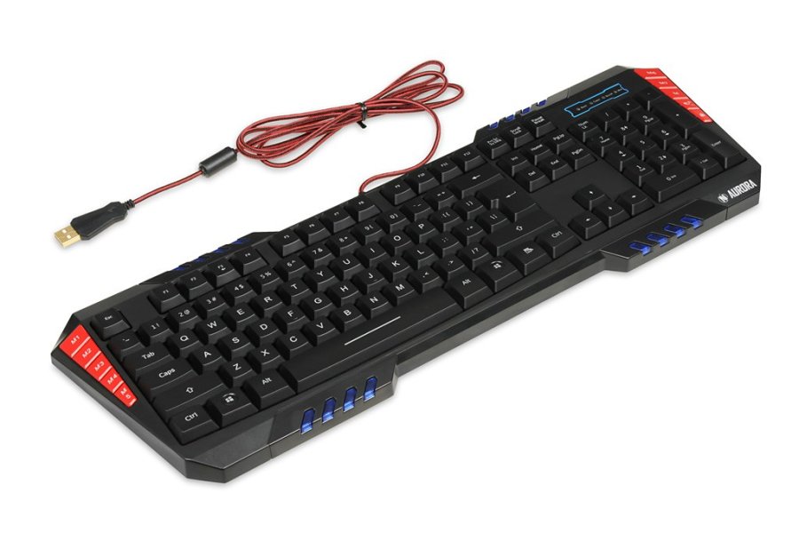iBox IKS855 tastatur USB Engelsk Sort #1