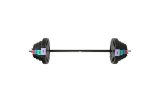 Lige vgtstang med udskiftelige vgte ONE FITNESS GSPO40 (17-57-027) Kompositskiver 42 kg Sort #3