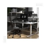 Elektrisk skrivebord MA-Leader 7.6 Hvid #10