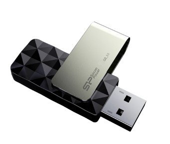 Silicon Power Blaze B30 USB-ngle 256 GB USB Type-A 3.2 Gen 1 (3.1 Gen 1) Sort, Slv #1