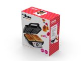 Tristar WF-2195 vaffeljern 2 vaffel/vafler 1000 W Sort, Rustfrit stl #7