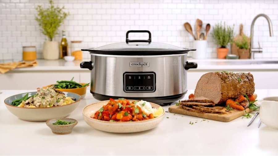 Crock-Pot CSC112X langsomt kogende gryde, 6,5 l (s�lvfarvet) #9