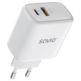 Savio LA-12 oplader til mobil enhed Universel Hvid Vekselstrm Hurtig opladning Indendrs #4