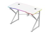 Huzaro Hero 1.7 RGB White - gaming-skrivebord #1